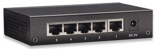 Image of 5-port 10/100 Desktop Switch - Metal