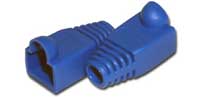 BLUE RJ45 Snagless Cable Boot - 50pk