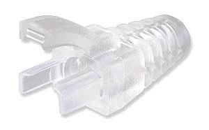 CLEAR RJ45 EZ-Squeeze Cable Boot-50pk