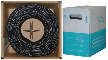 1000 ft.CAT5E BLACK Stranded Patch Cable