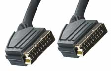 1m (3.28 ft.) SCART Male/Male Cable