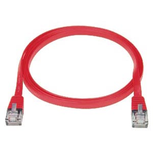 3 ft. RED CAT5E SuperFlat Cable