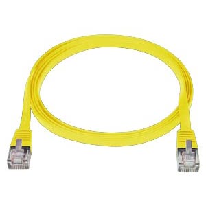 2 ft. YELLOW CAT5E SuperFlat Cable