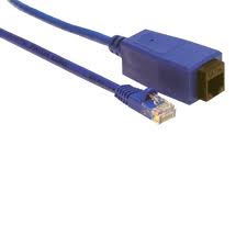 1 ft. CAT6 Male-to-Female Molded-BLUE