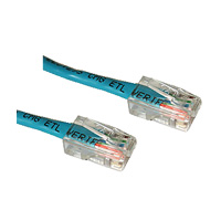 6" BLUE CAT5-E UTP Cable-Non Booted