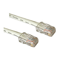 0.5 ft. WHITE CAT6 UTP Cable- Non-Booted