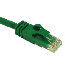1 ft. GREEN CAT6 UTP Cable-EZ-Squeeze