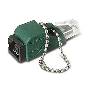 Ethernet Crossover Adapter, w/key chain