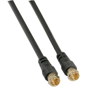 3 ft. F-Type Screw-on RG59 Cable-Gold
