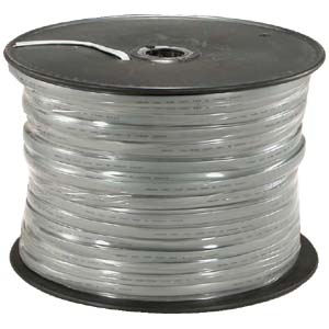 1000 ft.-4C Flat Silver Satin Line Cord
