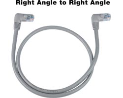 2 ft. CAT6 Rt Angle to Rt Angle-Shielded