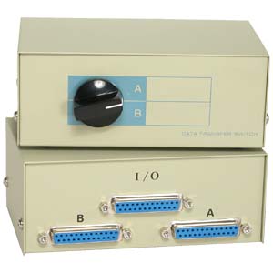 DB25 2-way Manual Switch Box