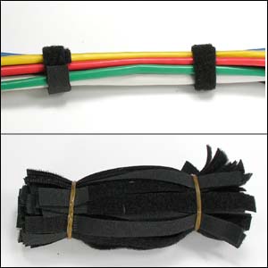 Image of 6" x 1/2" Velcro Cable Strap-50 Pack
